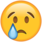 Crying Face Emoji 42x42